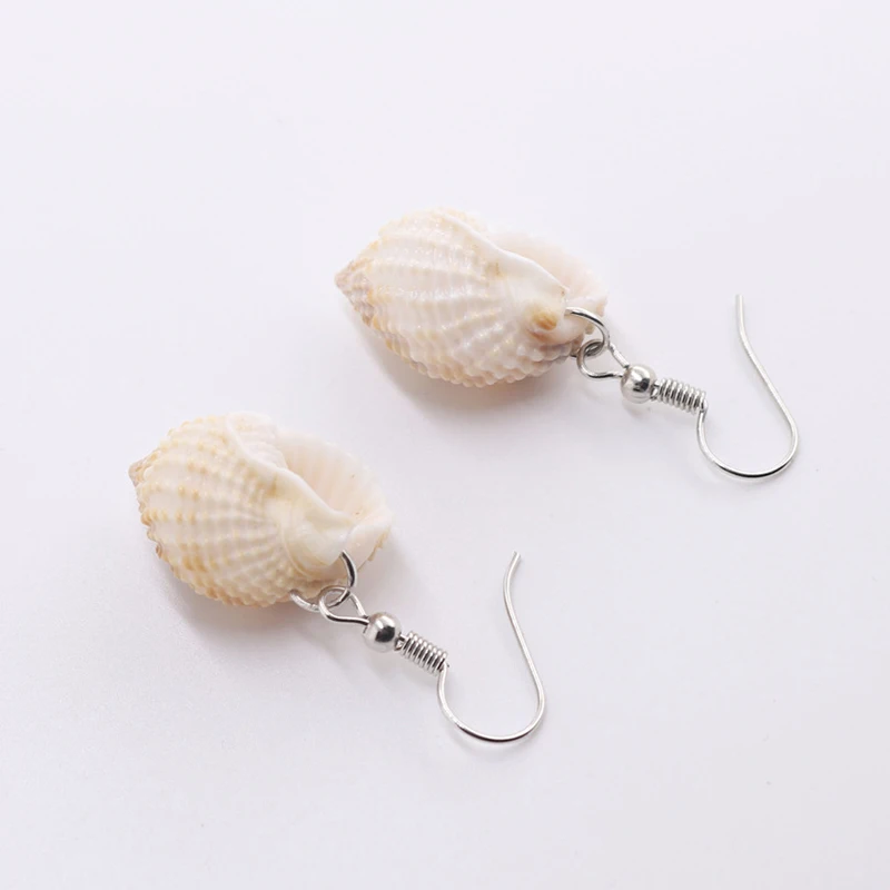 Женские серьги из ракушек DoreenBeads богемные летние пляжные украшения белого и