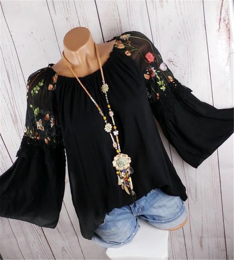 Модные блузы Mujer De Moda Roupas Feminina размера плюс женская сорочка женские топы Haut Femme