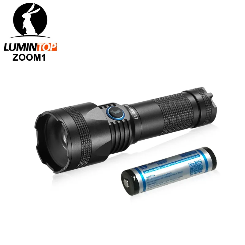 Светодиодный фонарик Lumintop Zoom1 с зумом перезаряжаемый 18650 Micro USB водонепроницаемый