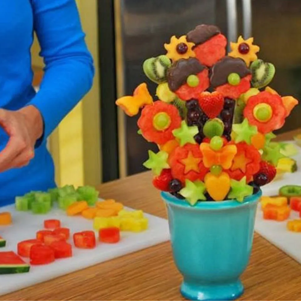 Лидер продаж пластмассовый резак для фруктов овощерезка декоративного