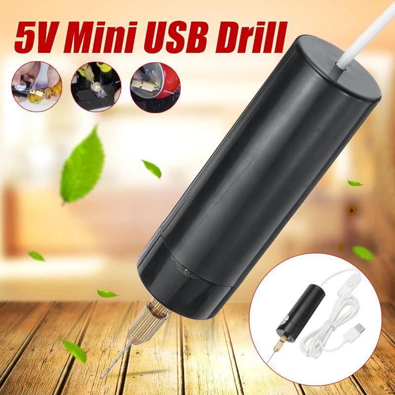USB мини ручная дрель 5 в электрическая древесина RC печатная плата пластик жемчуг