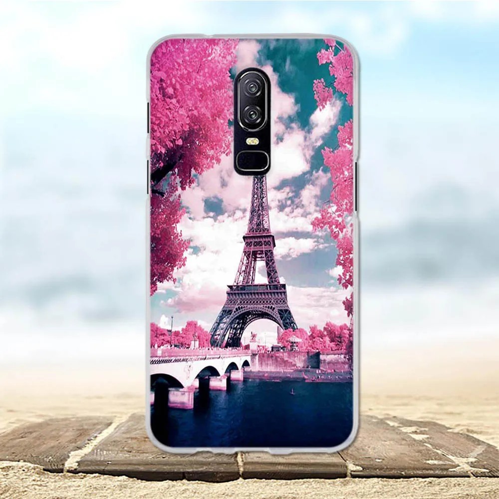 Чехол для Oneplus 6 защитный силиконовый чехол One Plus милый с 3D изображением животных 1