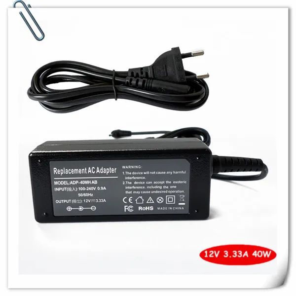 

12V 3.33A Laptop AC Adapter Charger For Samsung XE700T1C XE500T1C Tablet PC A12-040N1A Notebook Power Supply Cord 40w