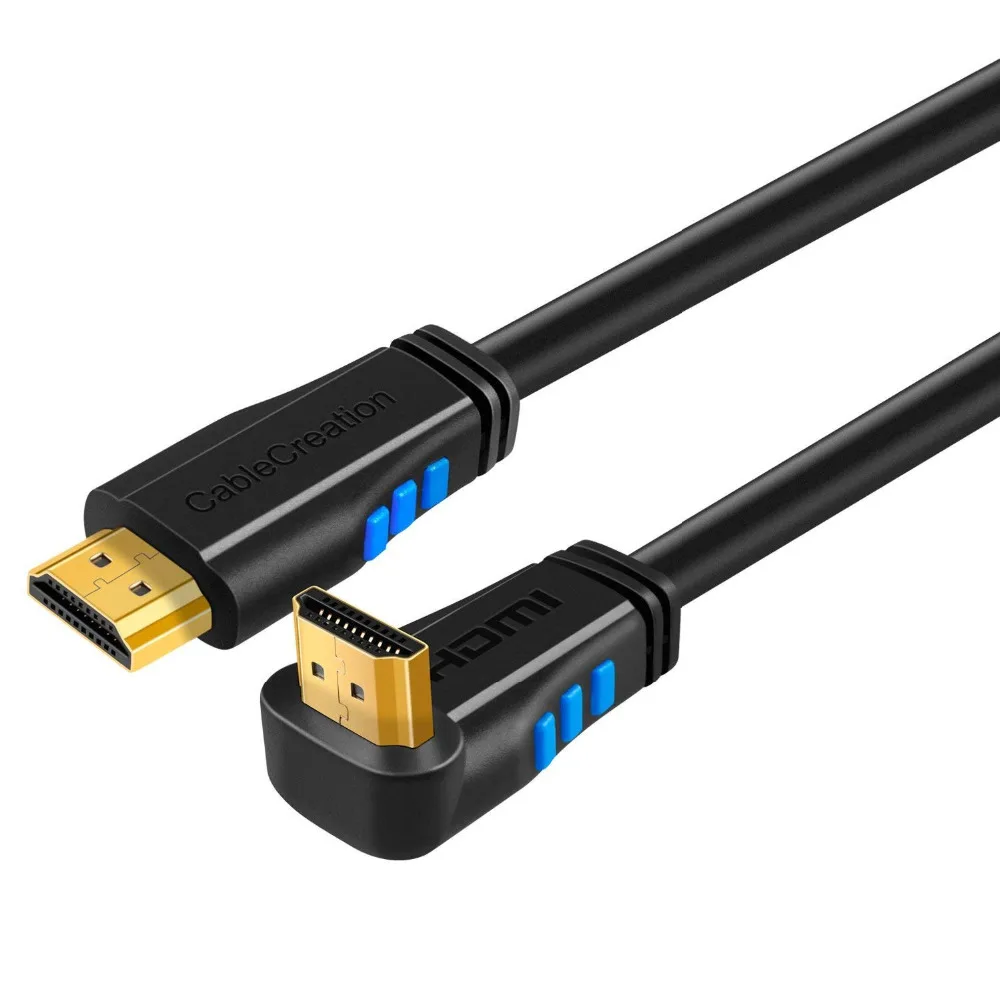 Удлинительный кабель HDMI с углом вверх 270 градусов 4K HDMI 2,0 кабель с позолоченным разъемом 3 фута/6 футов/10 футов/15 футов черный Удлинительный кабель HDMI с углом вверх 270 градусов 4K HDMI 2,0 кабель с позолоченным разъемом 3 фута/6 футов/10 футов/15 футов черный