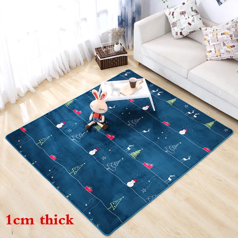 1cm Thicken INS/детские игровые коврики для младенцев, детский утепленный коврик для детской комнаты, коврик для ползания, Подарочный коврик для детской комнаты - Цвет: 1cm Thicken