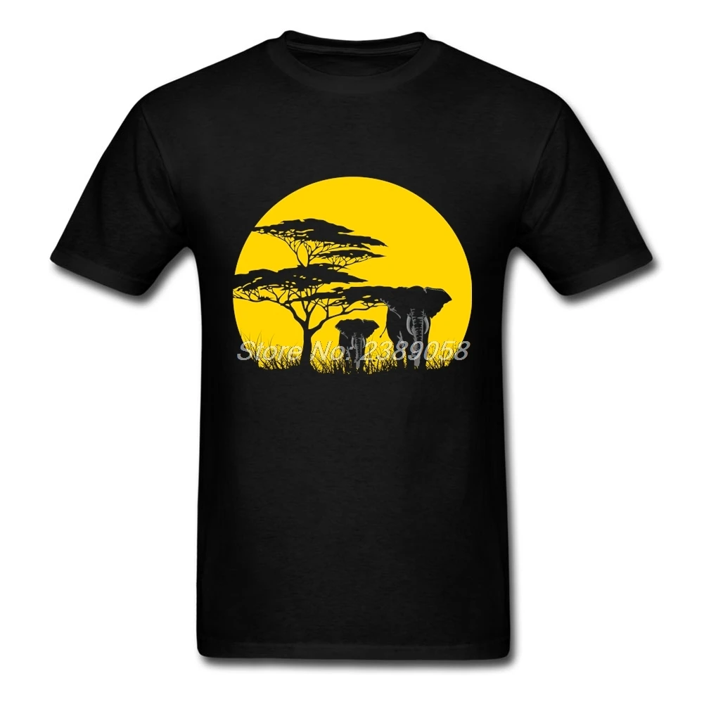 Лидер продаж мужские футболки онлайн от солнца африканская рубашка мультяшный