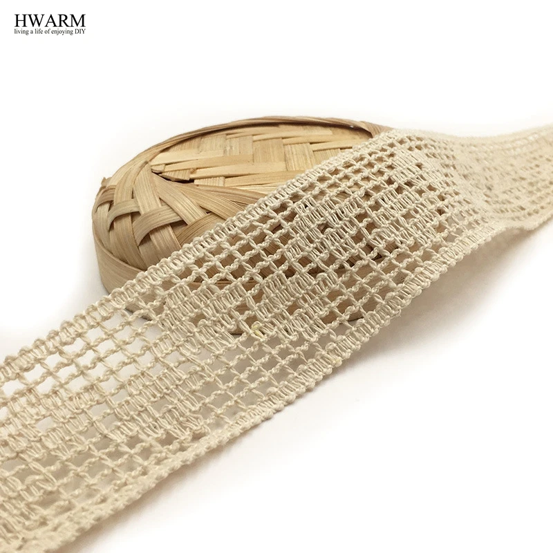 Специальное предложение 100 ярдов бежево белые хлопковые кружевные аксессуары 4