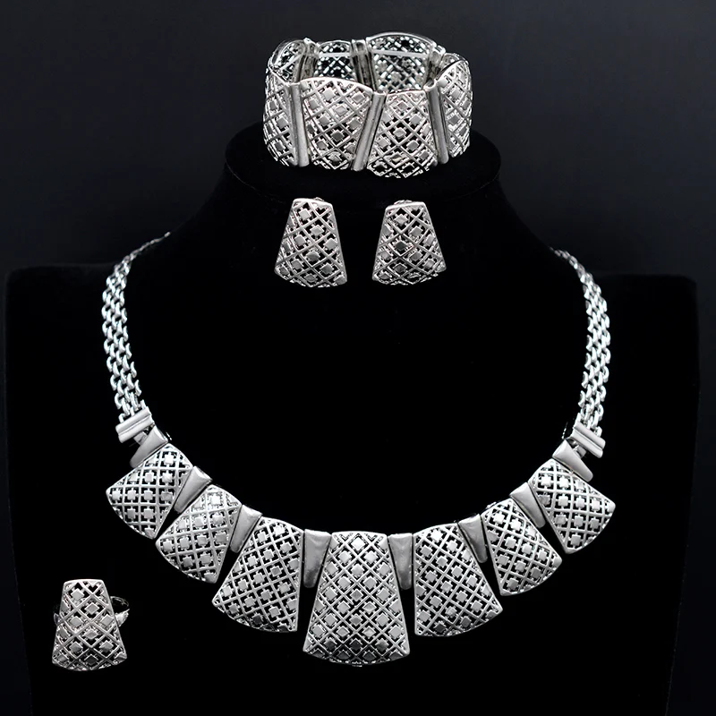 Солнечный ювелирные изделия Модные украшения 2021 для женщин Свадебные наборы