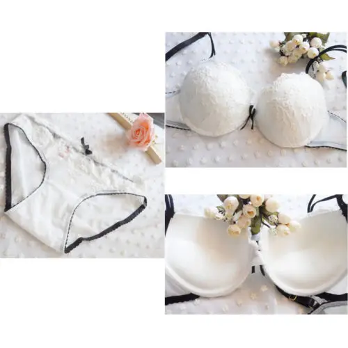 Женское сексуальное кружевное нижнее белье с вышивкой и эффектом пуш-ап глубоким