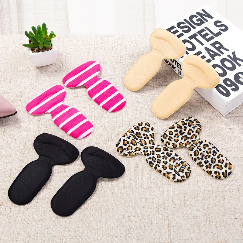

1 Pair Soft T-Shape High Heel Grips Liner Arch Support Orthotic Shoe Inserts Insoles Foot Heel Protector Cushion Pads for Women