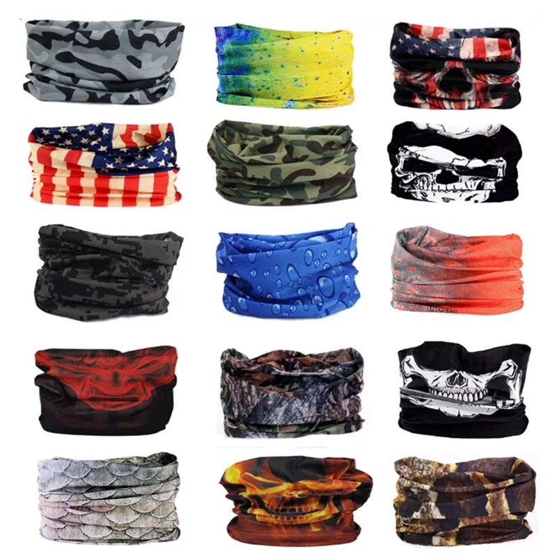 Велосипедный волшебный шарф маска для занятий спортом на открытом воздухе