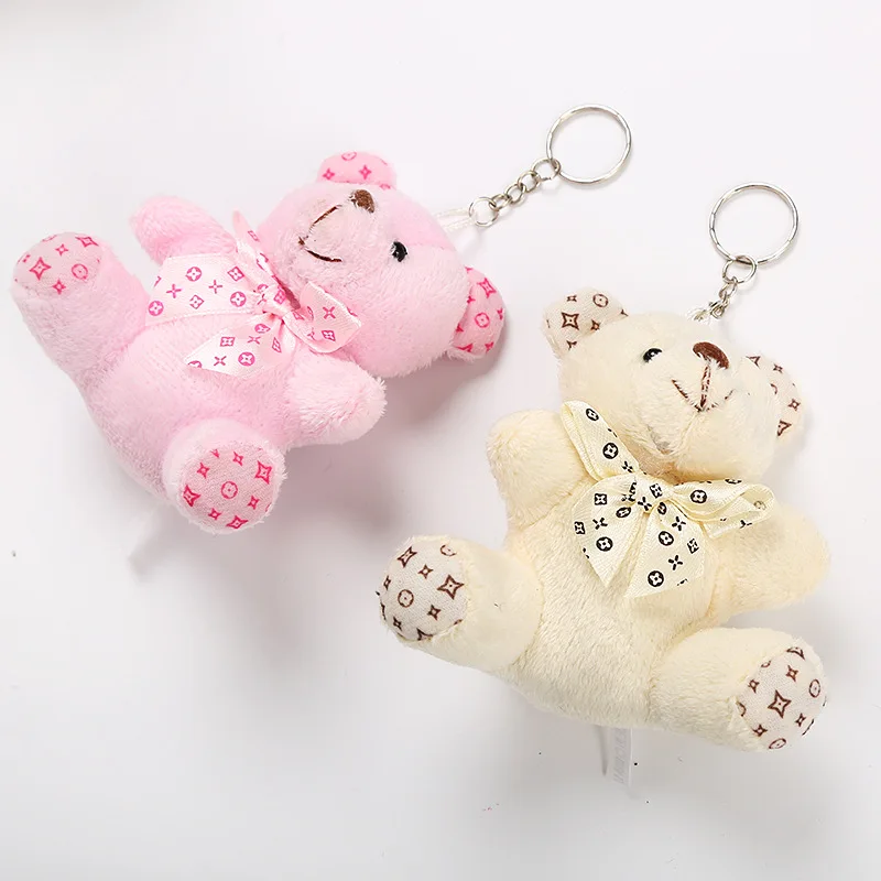 Горячие 10 см Kawaii плюшевый маленький плюшевый мишка плюшевые игрушки мягкие животные пушистый медведь куклы мягкие детские игрушки милые Имитационные медведи