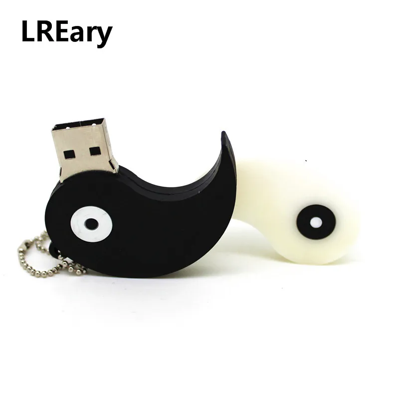 cartoon Black White eight trigrams Tai Chi usb flash drive disk memoria stick Pen pendrive 4gb 8gb 16gb 32gb mini PC gift | Компьютеры и