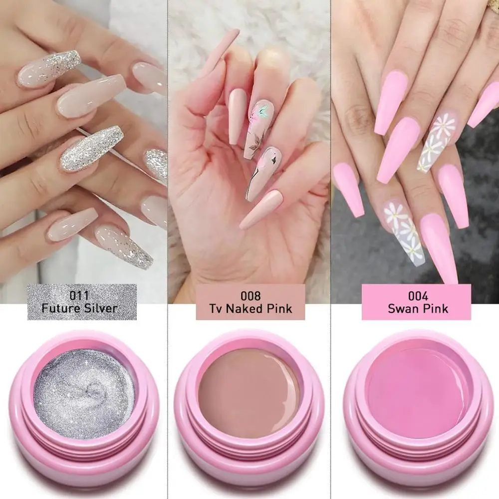 Modelones 3 шт./лот серебряный цвет УФ Гель лак супер блестящий светодиодный для