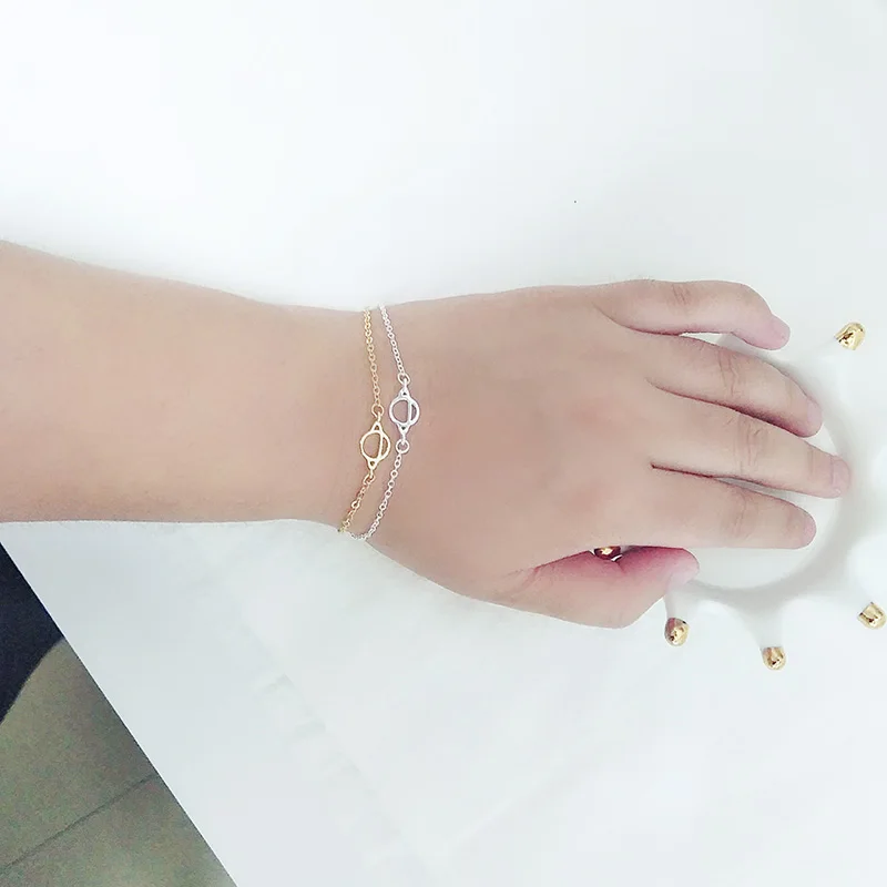 Браслет Niusen с изображением Сатурна из цинкового сплава