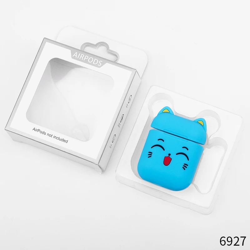 Синий Силиконовый чехол для airpods 1/2 i9S/i10/i10s/i11/i12/i13 Tws, зарядное устройство, аксессуары для apple - Цвет: Синий