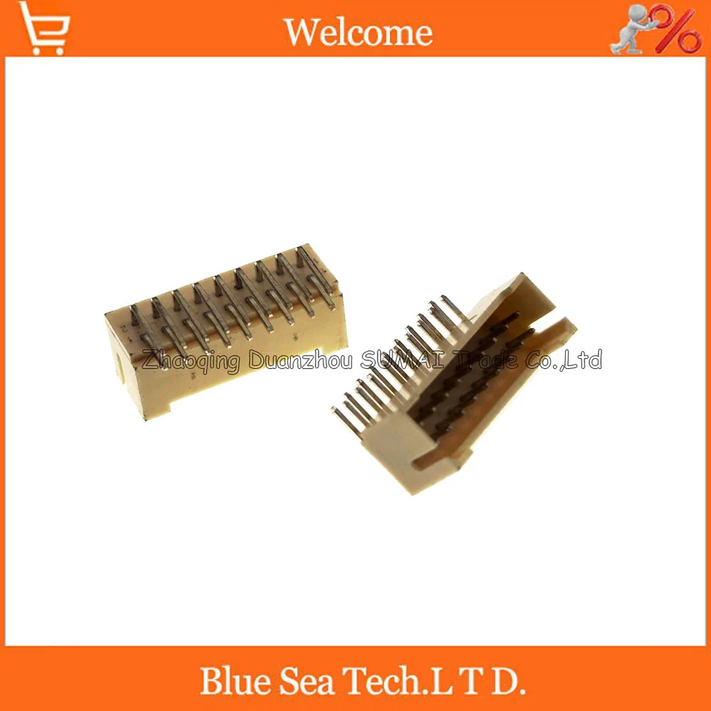 

PHB-2.0 2*9 Pin 90 angle bend Pin Connector 2.0mm PHB-18P Kits for PCB/Automotive/electronic circuit ect.