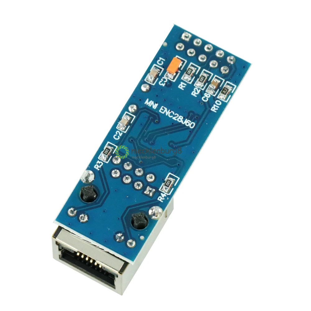 Сетевой модуль Mini ENC28J60 Ethernet LAN 3 В 25 МГц кристальная плата для Arduino 51 AVR SPI интерфейс