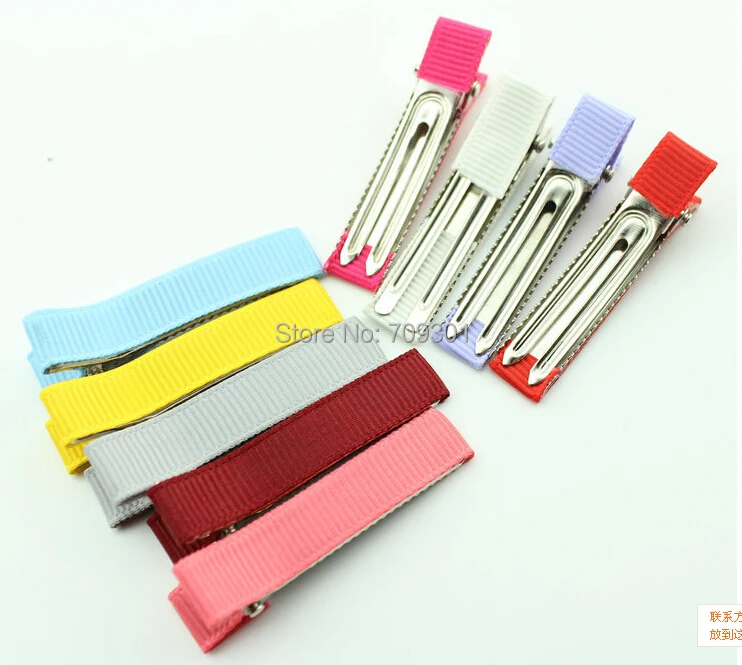 100 шт./лот оптовая продажа 1 8 дюйма двойная лента заколка для волос с подкладкой