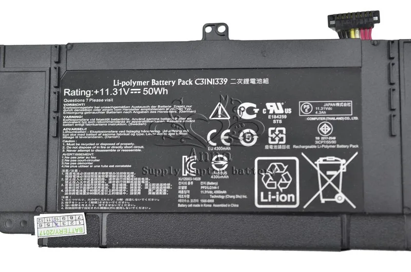 JIGU C31N1339 Оригинальный аккумулятор для ноутбука ASUS U303 U303LA4030 U303LN4210 серии ZenBook
