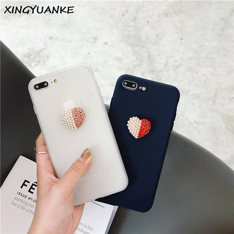 XINGYUANKE Роскошные сердце любовь чехол для телефона Для Сяо mi 5X случае Блеск