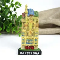 Spain Barcelona Travel Famous Building Casa Batllo Fridge Magnets Gaudi Tourist Souvenirs Magnetic Stickers Home Decor