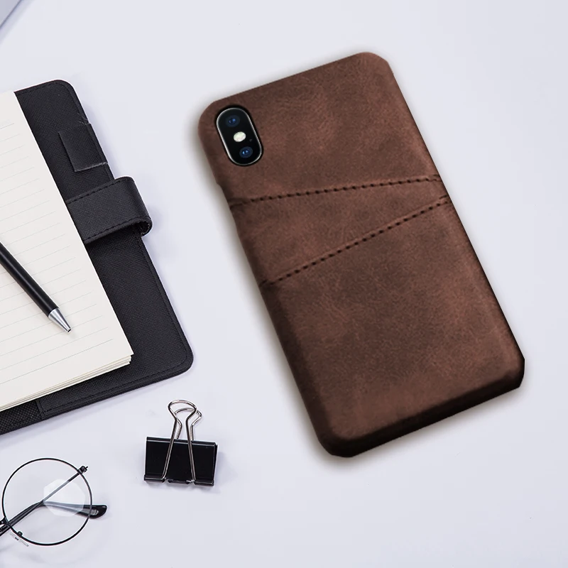 Тонкий из искусственной кожи чехол для iPhone X XR XS MAX 11 pro max роскошный задний Чехол держатель для карт кошелек для 8 7 6 6s plus чехол s кожаный