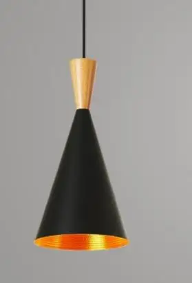 A wood black Том музыкальный инструмент подвесной светильник черный/белый/красный/Золотой подвеска ABC светильник s(высокий, толстый и широкий) светильник для ресторана лампа - Цвет корпуса: A wood black