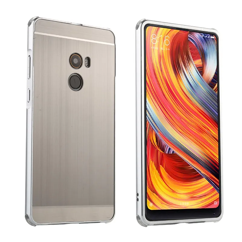 Xiaomi mi x2 x 2 чехол с металлической рамкой и матовой задней крышкой жесткий для