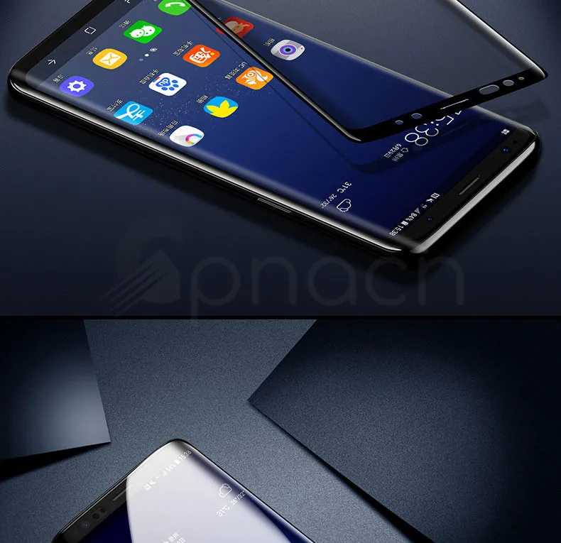 10D полное покрытие экрана протектор Закаленное стекло на samsung Galaxy S8 S9 Plus S7 Edge стекло Note 8 9 A6 A8 Plus стеклянная пленка