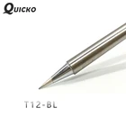 Наконечники для электронного паяльника QUICKO T12-BL FX9501, мощность 70 Вт, с ручкой для паяльника T12, для FX-951 паяльной станции