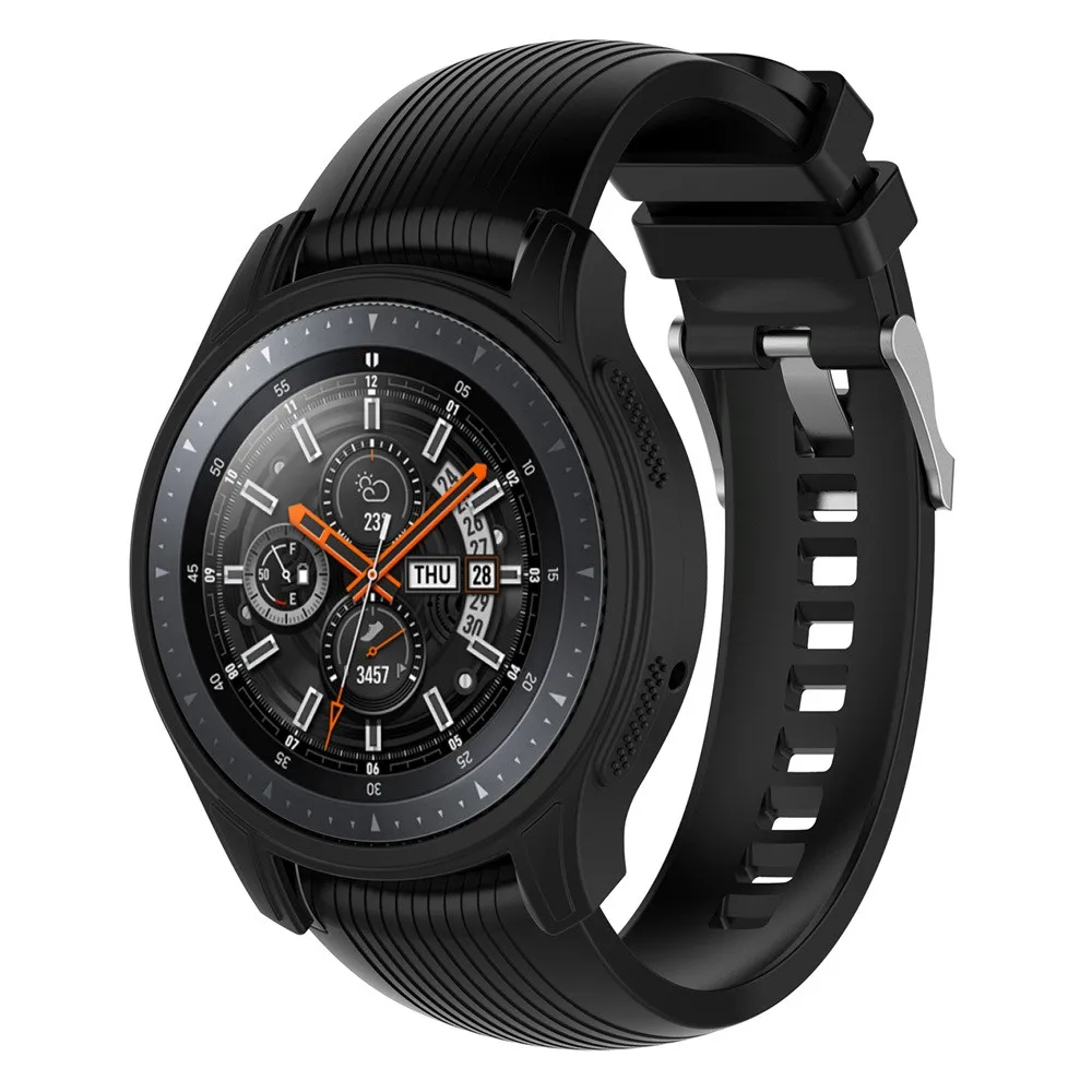 Умные аксессуары для часов Gear S3 Frontier/Galaxy мягкий силиконовый чехол из ТПУ Сменный
