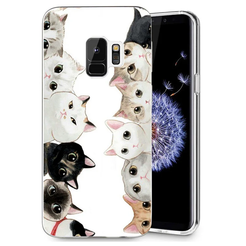 Для Samsung Galaxy S9 S9Plus S8 Plus S7 edge Note 8 J320 J530F J720 A3 A5 2017 TPU силиконовый милый чехол с