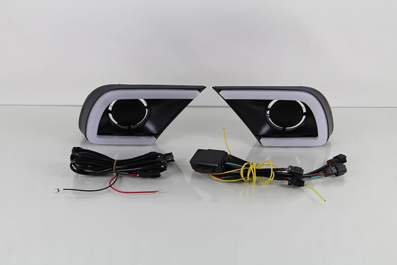 Автомобильный Flasing 1 комплект drl для Toyota Innova 2013 2014 2015 светодиодный DRL Габаритные