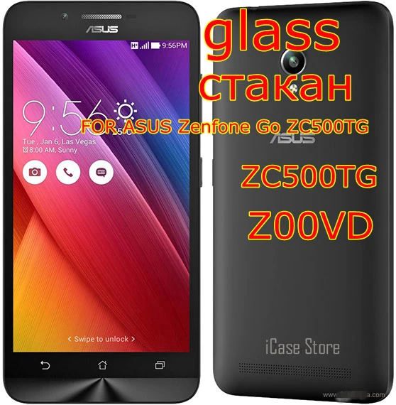 9H защитная пленка из закаленного стекла для ASUS ZC500TG Чехол Для Zenfone Go чехол Z00VD ZC500 TG