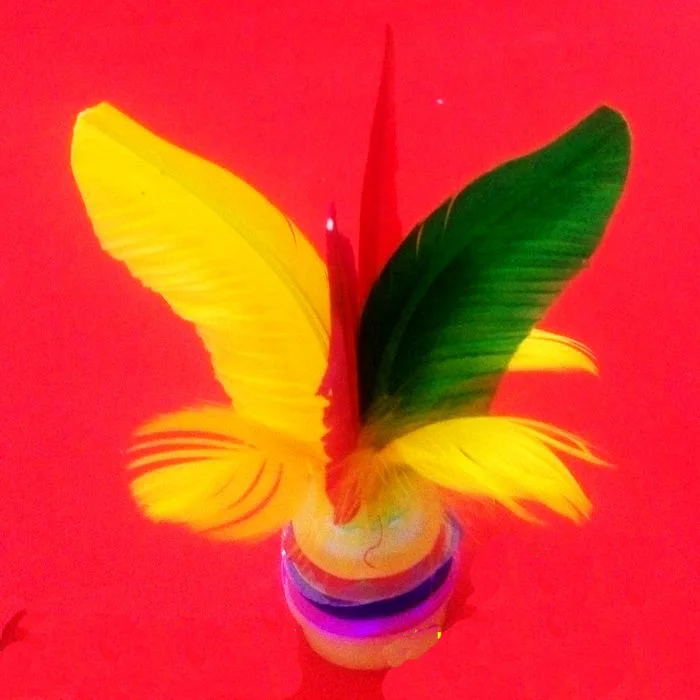 

Lighting Shining Feather Shuttlecocks Kicking Kid's Foot Sports Toy Playing Games Chinese Jianzi Outdoor Sport Kid Child Toy