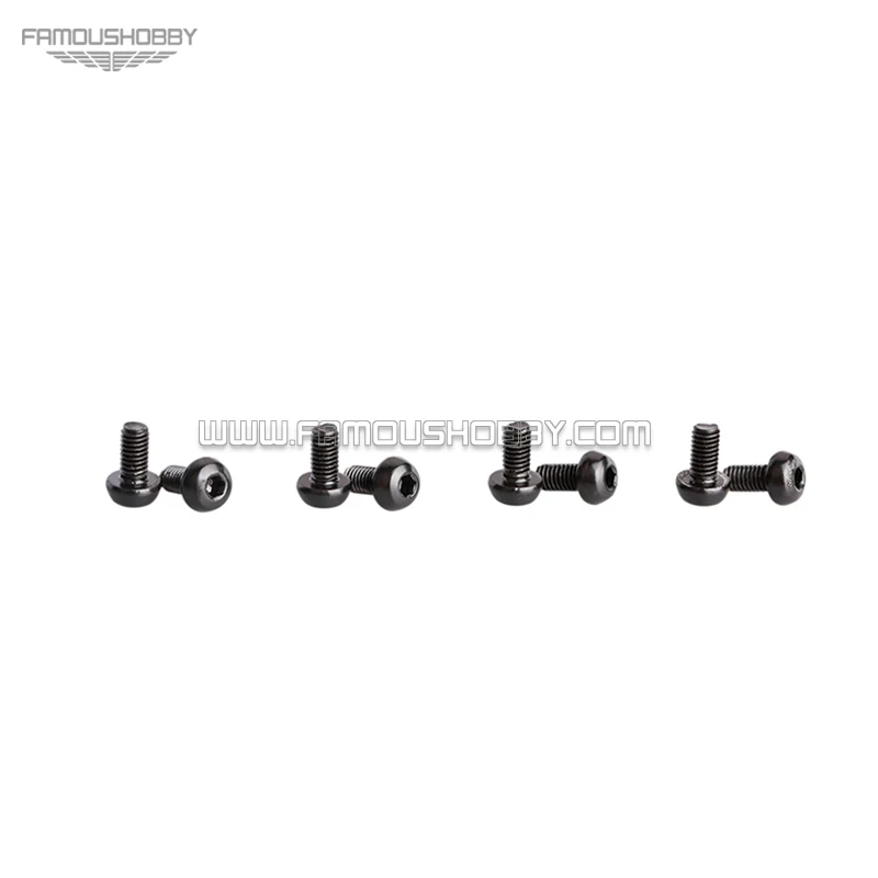 Famoushobby Бесплатная доставка Новинка M3X10mm 7075 кнопки из алюминиевого сплава