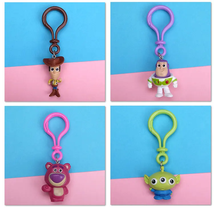 Горячая История игрушек 4 1 шт. фигурная игрушка брелок Forky Alien Buzz Lightyear для автомобильного ключа сумка кольцо для ключей из ПВХ кукла-подвеска для подарков