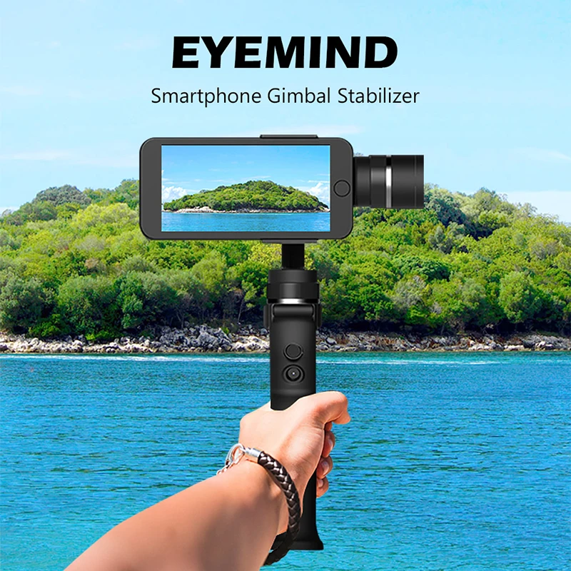 BEYONDSKY Eyemind смартфон ручной карданный 3-осевой Стабилизатор сумка Gopro пластина для iPhone Xiaomi samsung экшн Камера и гладкий
