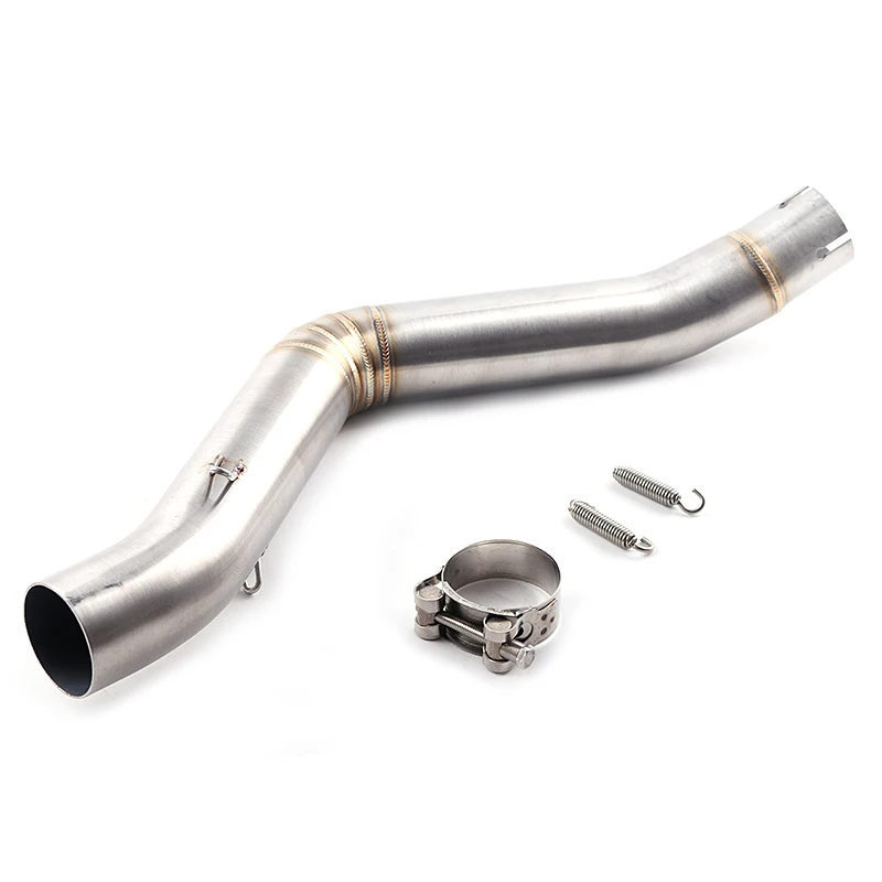 TRK502 мотоциклетная глушитель труба Akrapovic гоночная полная выхлопная система средняя Соединительная труба без шнуровки для Бенелли TRK 502 дБ-убийца