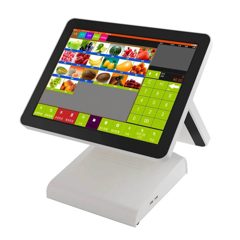 Meetsun AP 1500D 2 все в одном Dual Side Дисплей 15 ''ЖК дисплей Сенсорный экран POS Системы