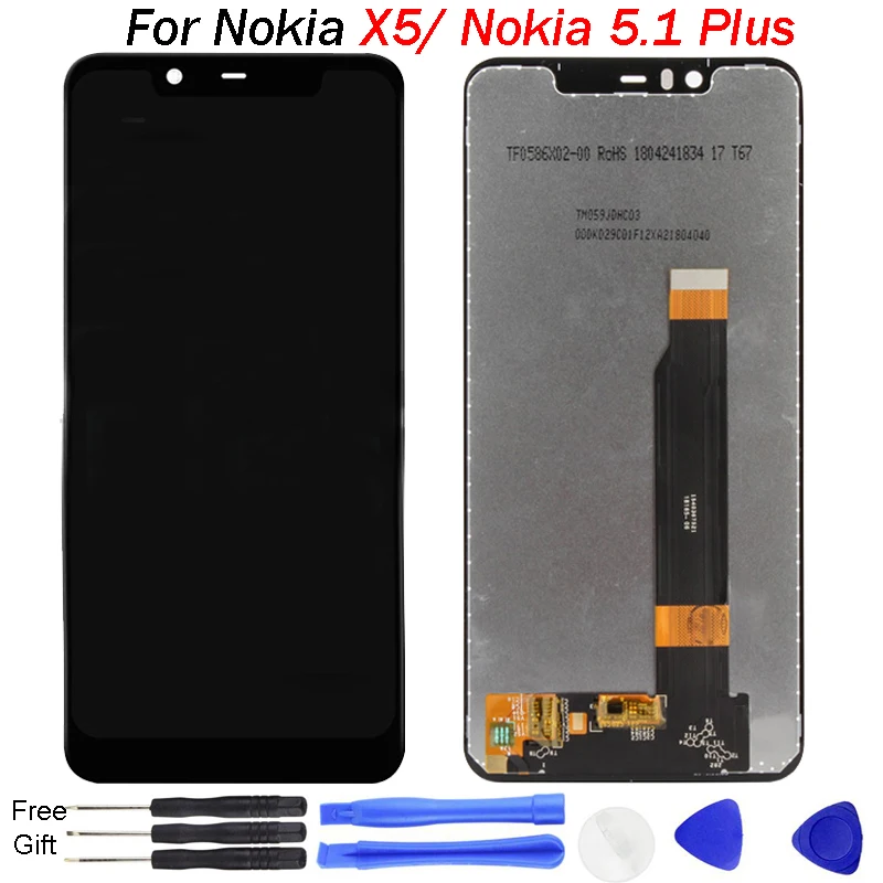 Оригинальный Для nokia X5 ЖК дисплей кодирующий преобразователь сенсорного экрана в