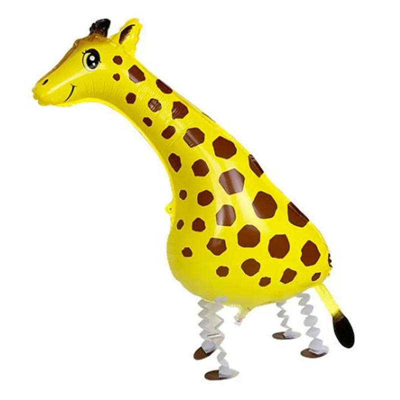 Романтическое свадебное украшение фольги шары жираф игрушка фольга Гелиевый шар