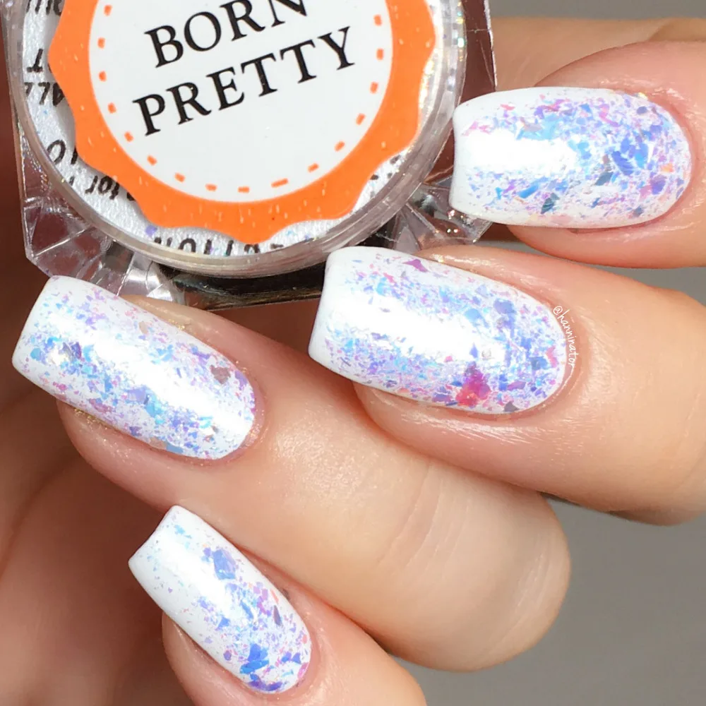 Born pretty, хамелеон неоновый блеск для ногтей зеркальный переливающийся лак для ногтей с блестками AB Цвет хром пигмент для ногтей порошок гель лак