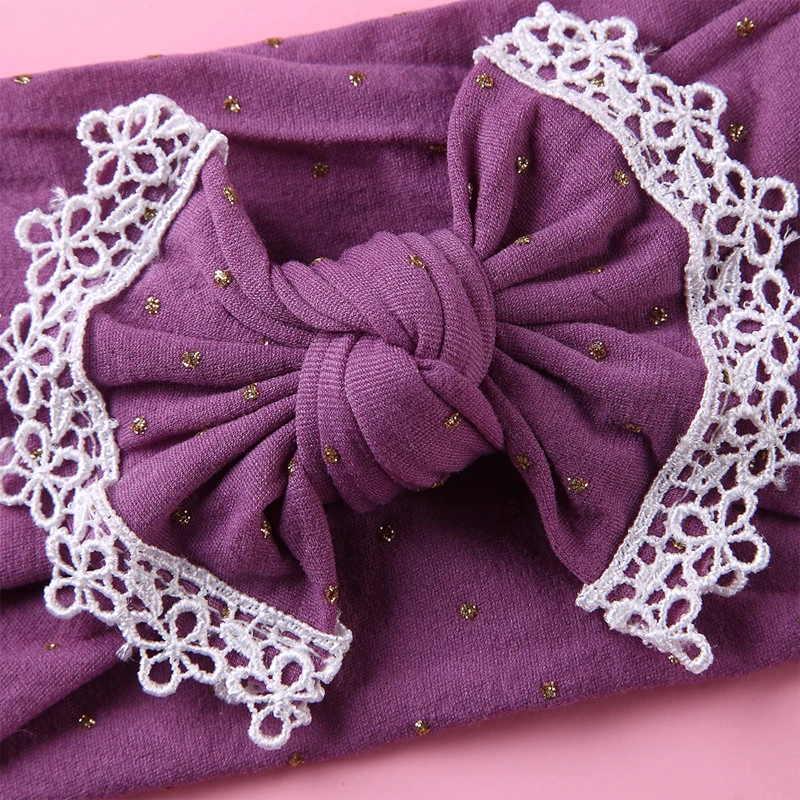Bowknot Baby Headband Elastic Turban Hairband Bows kids Girl Headbands Hair bands for Girls Haarband accessories | Детская одежда и
