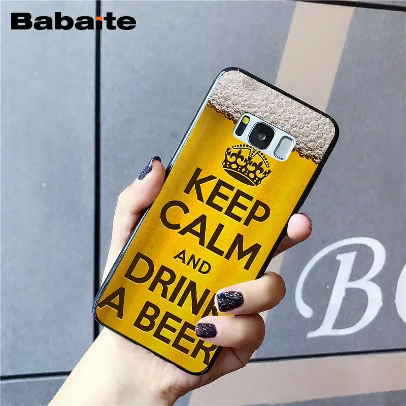 A9 Babaite World пиво алкоголь Лето пузырьковый чехол для телефона samsung Galaxy S9 plus S7 edge S10 Plus S10E S10lite S8 plus S5 M10 20 - Цвет: A9
