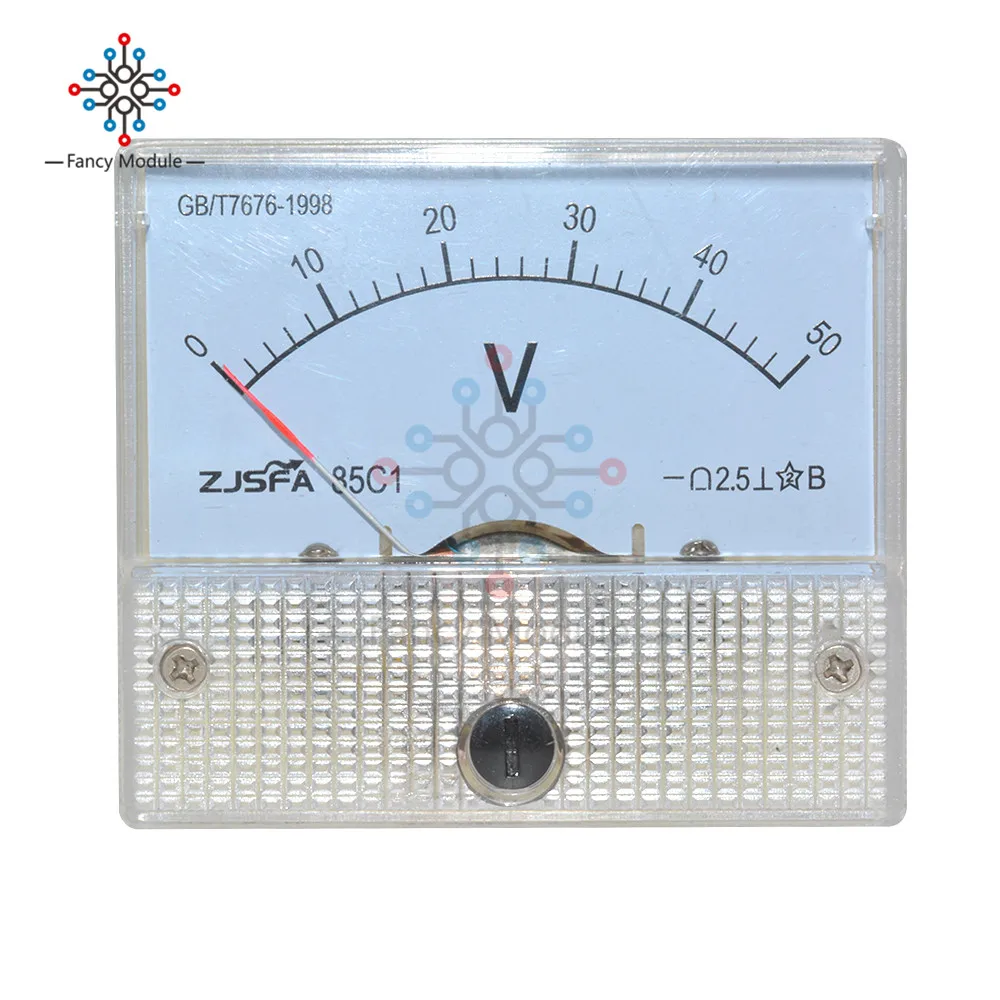 Профессиональный Аналоговый вольтметр 0 30/0 50 В постоянного тока|gauge meter|gauge voltgauge