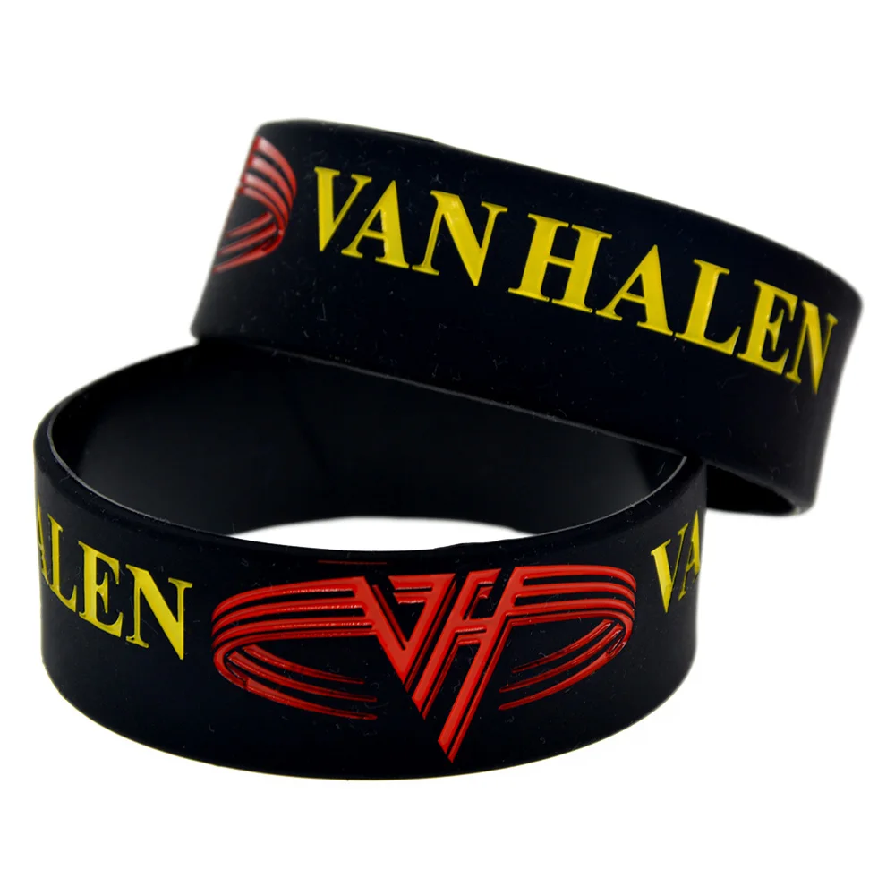 1 шт. Van Halen силиконовый браслет ширина дюйм широкий для концерта|Браслеты с