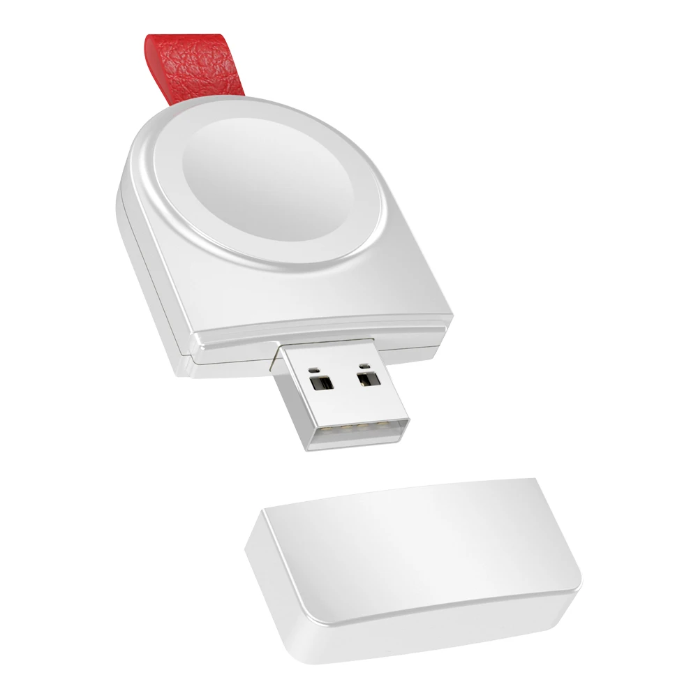 Беспроводное зарядное устройство FLOVEME Smart Watch для Apple Watch, 4 USB, быстрая зарядка, зарядное устройство серии 4, 3, 2, 1, магнитные часы, беспроводное зарядное устройство - Тип штекера: USB