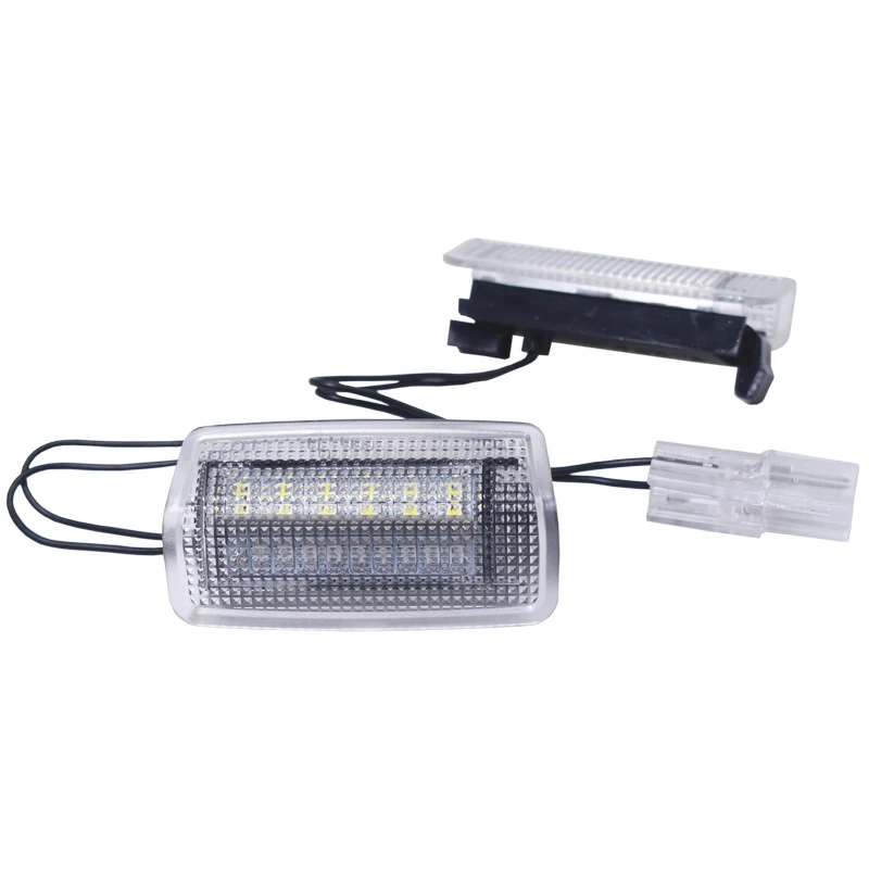 2pcs 12v Car Led Courtesy Door Welcome Light For For Toyota Highlander Land Cruiser Tundra Camry Prius Avalon Sienna Venza